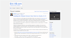 Desktop Screenshot of ericvb.com