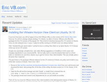 Tablet Screenshot of ericvb.com